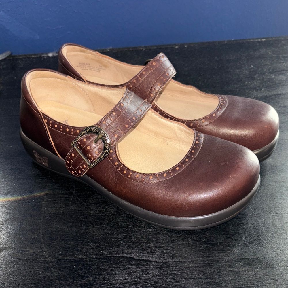 ✨ EUC Alegria by PG Lite Mary Janes | Style KOU-656 | Oxblood | Size 39 ✨